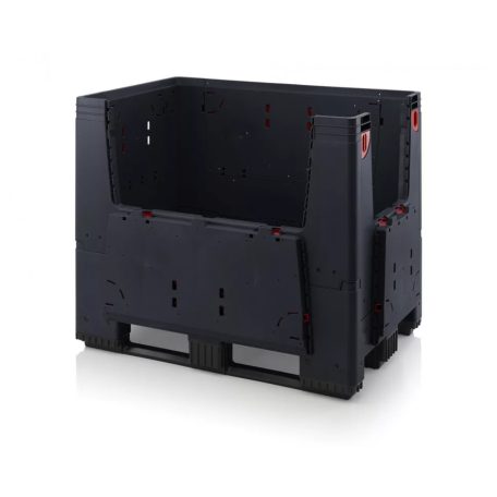 Összecsukható ESD Bigbox 4 Rakodónyílással, 3 Hosszanti talppal, ESD KLK 1208K