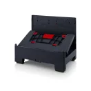 Összecsukható ESD-Bigbox 4 Rakodónyílással ESD KLK 1208