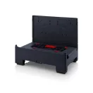 Összecsukható ESD-Bigbox 4 Rakodónyílással ESD KLK 1208