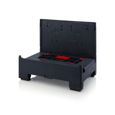 Összecsukható ESD-Bigbox 4 Rakodónyílással ESD KLK 1208