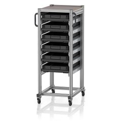   ESD Rendszerkocsi Euro Tárolóládahoz 60 x 40 Magasság 134 cm ESD SE 134 6475.2