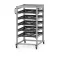 ESD Rendszerkocsi Euro Tárolóládahoz 80 x 60 Magasság 134 cm ESD SE 134 86 U