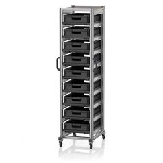   ESD Rendszerkocsi Euro Tárolóládahoz 60 x 40 Magasság 200 cm ESD SE 200 6412.2