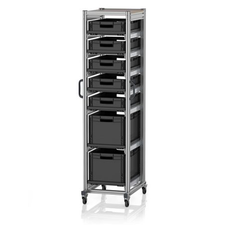 ESD Rendszerkocsi Euro Tárolóládahoz 60 x 40 Magasság 200 cm ESD SE 200 643212.2