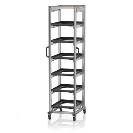 ESD Rendszerkocsi Euro Tárolóládahoz 60 x 40 Magasság 200 cm ESD SE 200 64 U.2