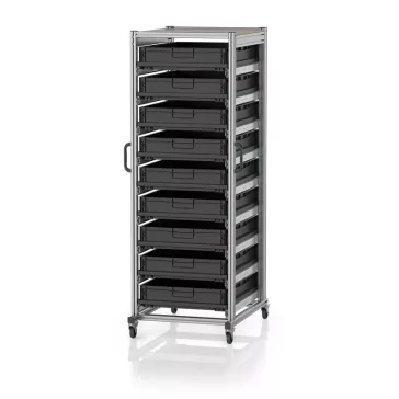   ESD Rendszerkocsi Euro Tárolóládahoz 80 x 60 Magasság 200 cm ESD SE 200 8612