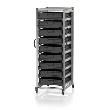 ESD Rendszerkocsi Euro Tárolóládahoz 80 x 60 Magasság 200 cm ESD SE 200 8612