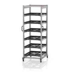   ESD Rendszerkocsi Euro Tárolóládahoz 80 x 60 Magasság 200 cm ESD SE 200 86 U