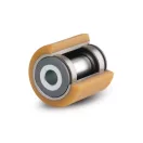 Villagkerék PUR felülettel 80 mm, Novatech, Novatech, ETX080x80-Ø20 HL85-A