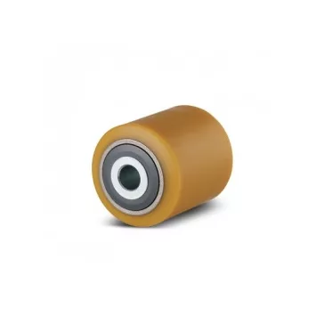   Villagkerék PUR felülettel 85 mm, Novatech, ETX085x80-Ø25 HL85-A