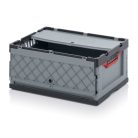 Összecsukható Ipari Láda Fedéllel 600X400X270  FBD 64/27