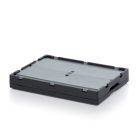 Összecsukható Ipari Láda Fedéllel 600X400X270  FBD 64/27