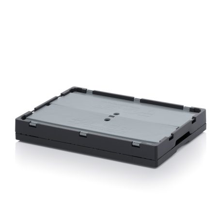 Összecsukható Ipari Láda Fedéllel 600X400X270  FBD 64/27