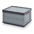 Összecsukható Ipari Láda Fedéllel 800X600X445 FBD 86/445