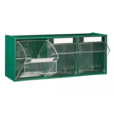 Fox 105 Fali Tároló (3 Fiókkal) Zöld