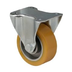 Poluretán, Fix, Talpas görgő, 125 mm, 250 kg