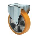 Poluretán, Fix, Talpas görgő, 160 mm, 500 kg