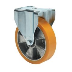 Poluretán, Fix, Talpas görgő, 160 mm, 500 kg
