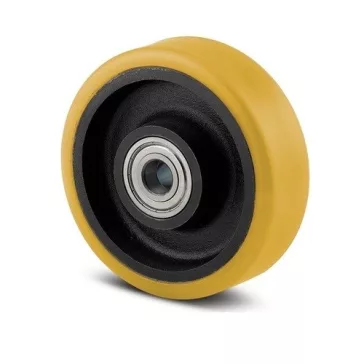 Öntöttvas Kerék Pur Futófelülettel 100-As