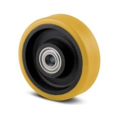 Öntöttvas Kerék Pur Futófelülettel 125-Ös