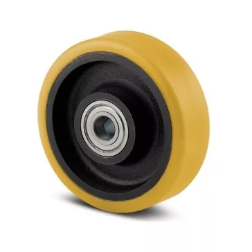 Öntöttvas Kerék Pur Futófelülettel 150-Es