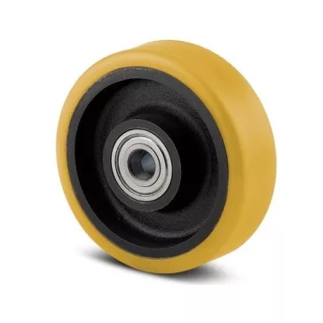 Öntöttvas Kerék Pur Futófelülettel 160-As