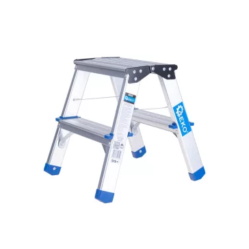   Geko Alumínium kétoldalas fellépő 2 fokos, 150 kg teherbírás