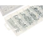 Geko 300 darabos rozsdamentes anya készlet