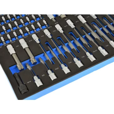 Geko 102 részes Torx bitfej készlet