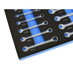   Geko 13 részes racsnis csillag-villáskulcs készlet 8–22 mm