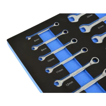   Geko 13 részes racsnis csillag-villáskulcs készlet 8–22 mm