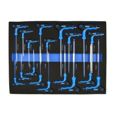 Geko 18 részes T-markolatú csavarhúzó készlet