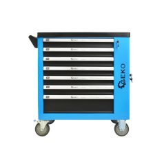 Geko 243 részes, 7 fiókos szerszámos műhelykocsi