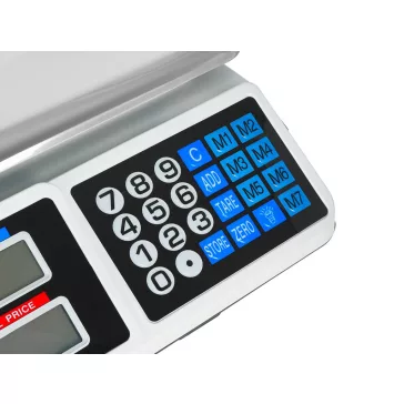 Geko 40 kg-os LCD kijelzős elektronikus mérleg