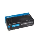 Geko Nitril védőkesztyű SOLID GRIP – 50 db/csomag, M méret, fekete