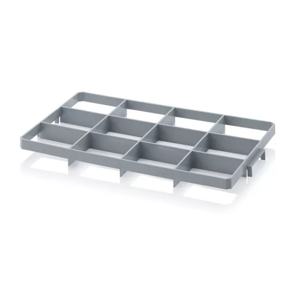 Ládabetétek Euro Tárolóládához 60 X 40 cm, 12 Nyílásos, Felülre Gef 12 o Ládabetétek Euro Tárolóládához 60 X 40 cm, 12 Nyílásos, Felülre Gef 12 o