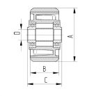 Alumínium Kerék Pur Futófelülettel 150-Es