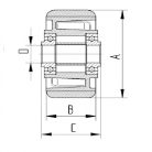 Alumínium Kerék Pur Futófelülettel 200-As
