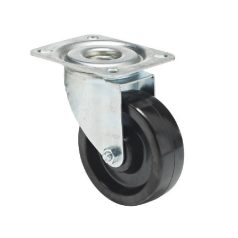   Hőálló (+280 C-ig), önbeálló, Talpas görgő, 80 mm, 150 kg