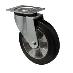 Tömörgumis, Talpas, Önbeálló görgő, 125 mm, 200 kg