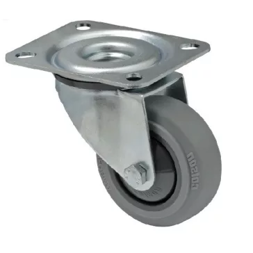   PERFORMA tömörgumis, Talpas, Önbeálló görgő, 125 mm, 150 kg