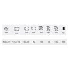 Szürke nyommentes tömörgumis önbeálló kerék 160-as