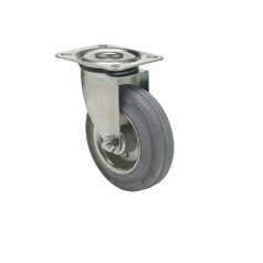 Szürke nyommentes tömörgumis önbeálló kerék 200-as