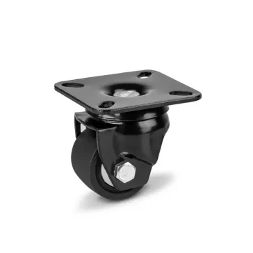 Nagy teherbírású, Talpas, Önbeálló, 50 mm görgő