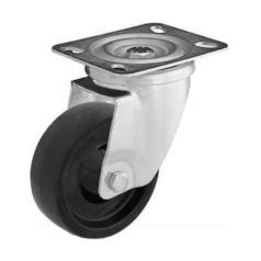   Hőálló (+280 C-ig), önbeálló, Talpas görgő, 100 mm, 160 kg