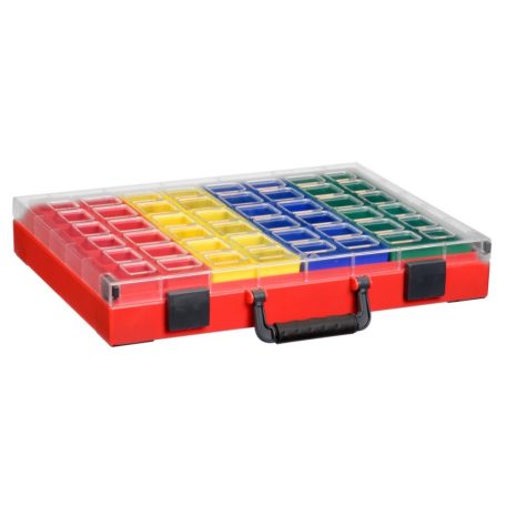 Lince 321/66 Rendszerező Doboz (23db Tárolóval), piros