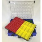 Lince 331/100 Rendszerező Doboz (59 db Tárolóval), kék