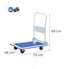 Szállító raktári kézikocsi 150 Kg