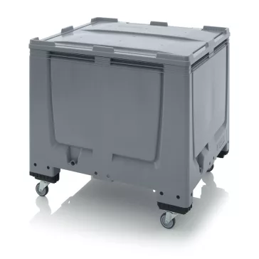   Bigbox Zsanéros Fedéllel 120 X 100 X 100 cm 4 Kerék MBG 1210R SA