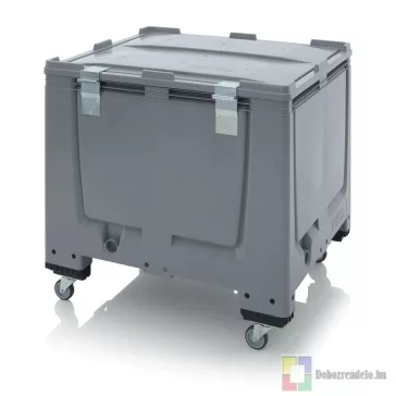   Bigbox Zsanéros Fedéllel 120 X 100 X 100 cm 4 Kerék MBG 1210R SA